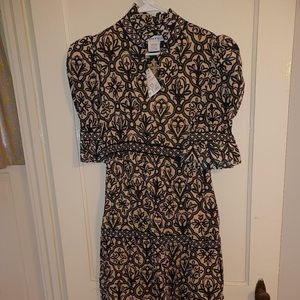 Gretchen Scott Maxi Teardrop Dress Sz L NWOT